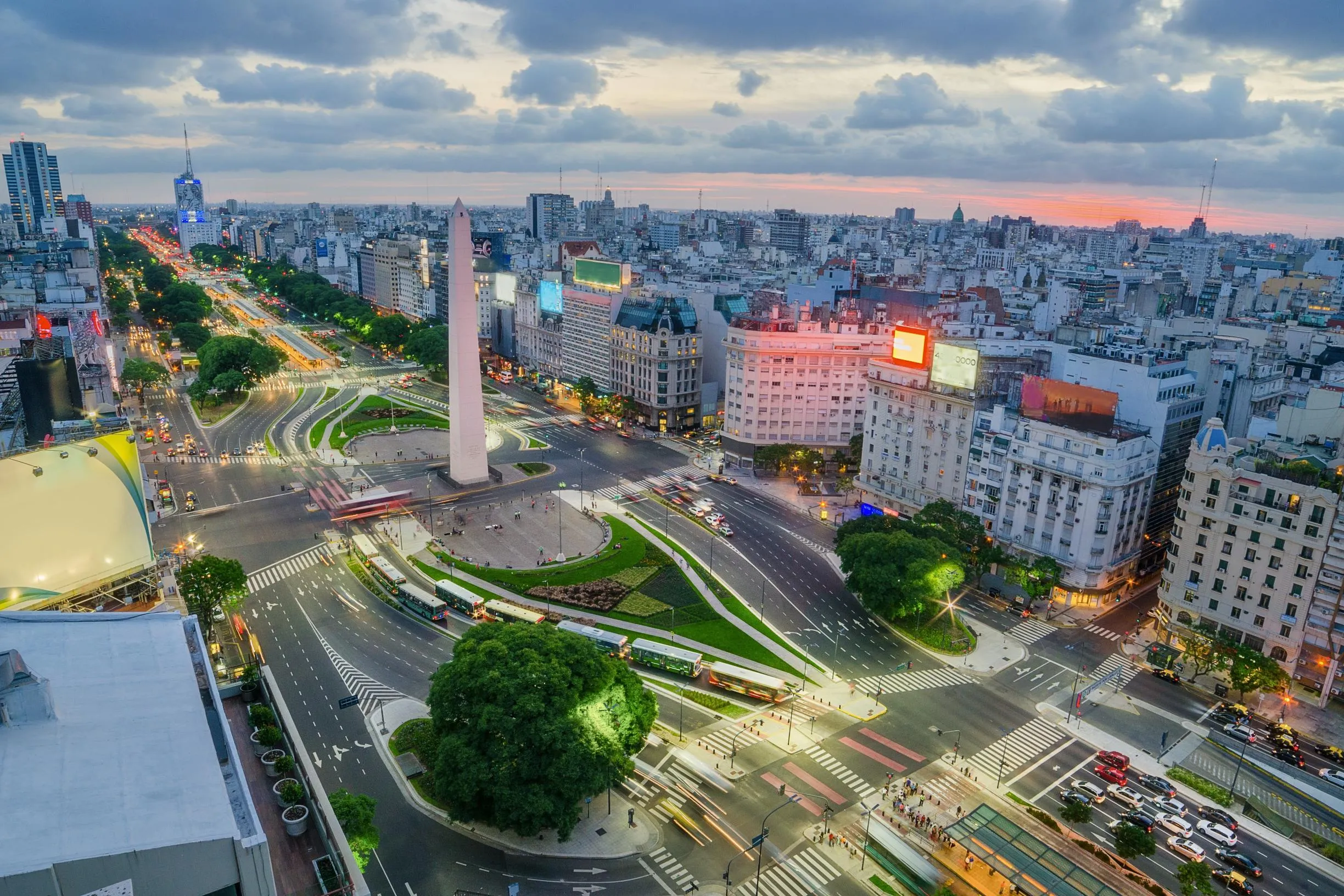 Aerial view of Buenos Aires