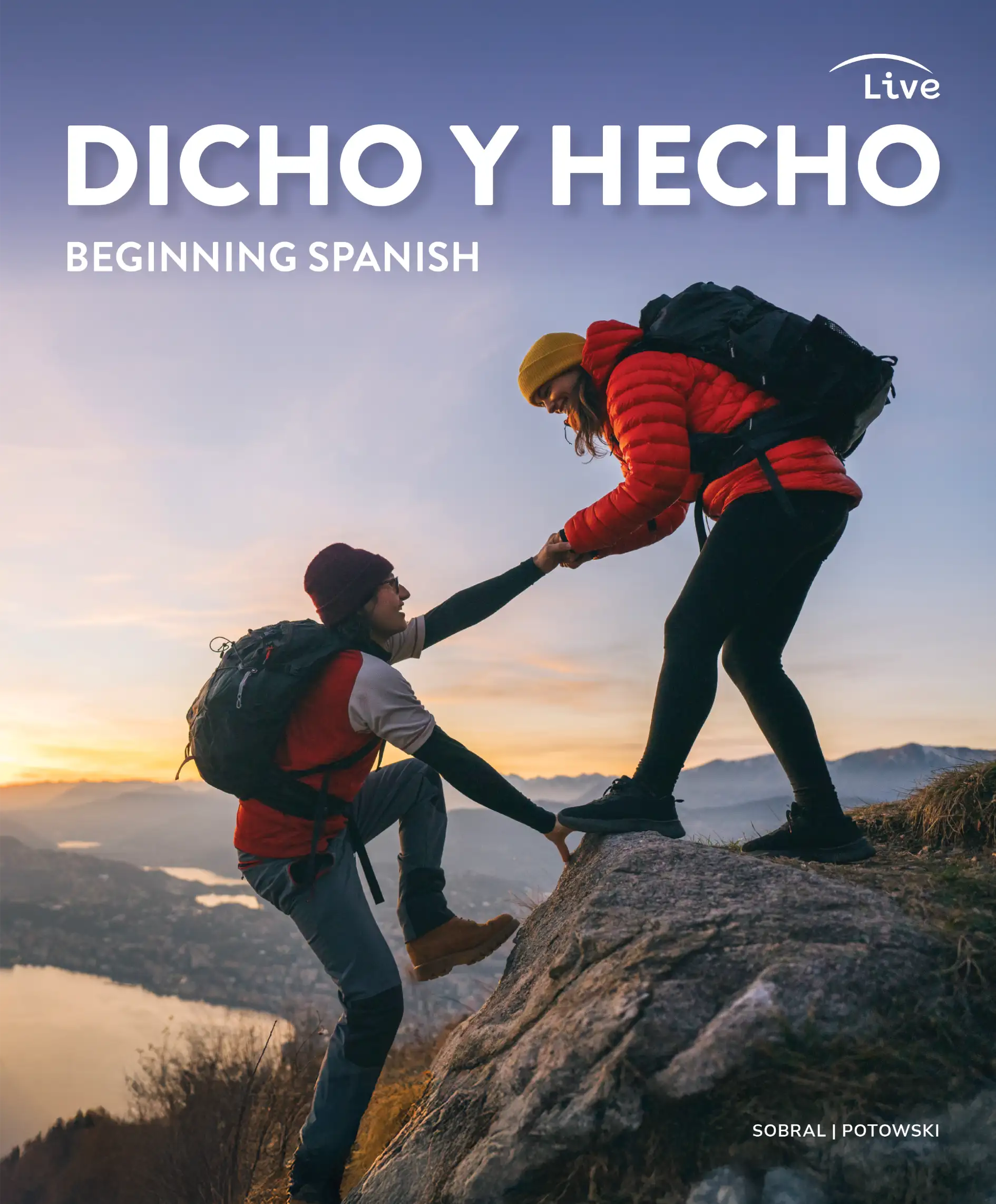 Dicho y hechoLive: Beginning Spanish book cover