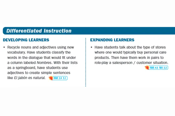 Section 2: Instructional Support for Teachers