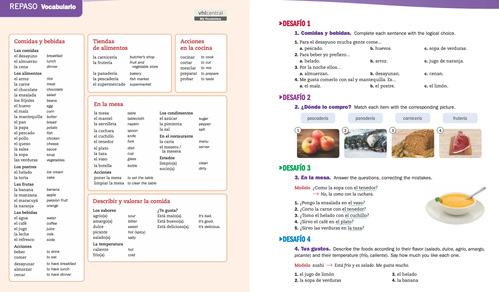 Repaso vocabulario