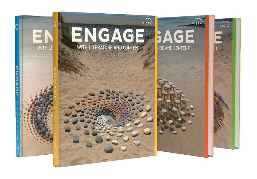 Covers of Engage books.