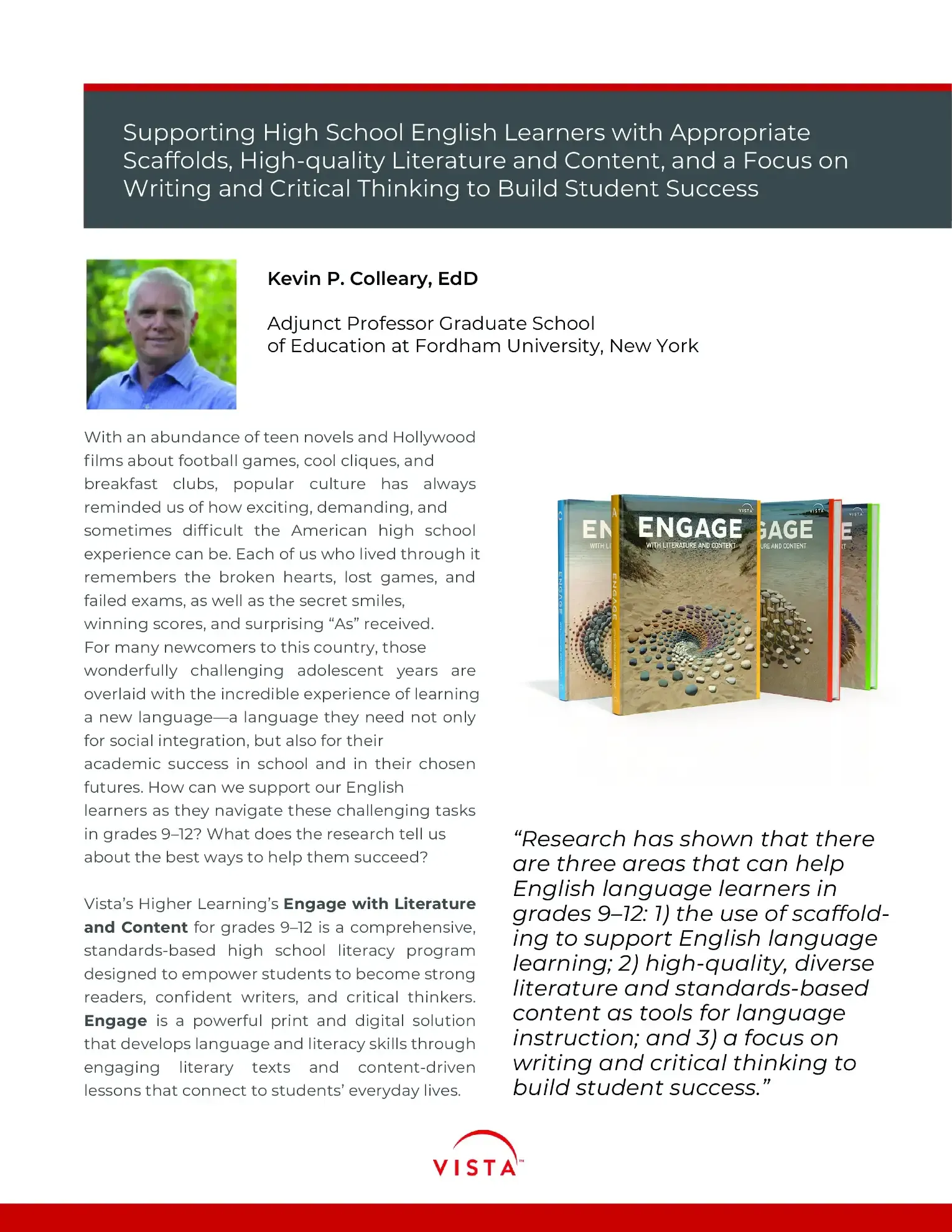 Engage with Literature and Content Whitepaper Page 1