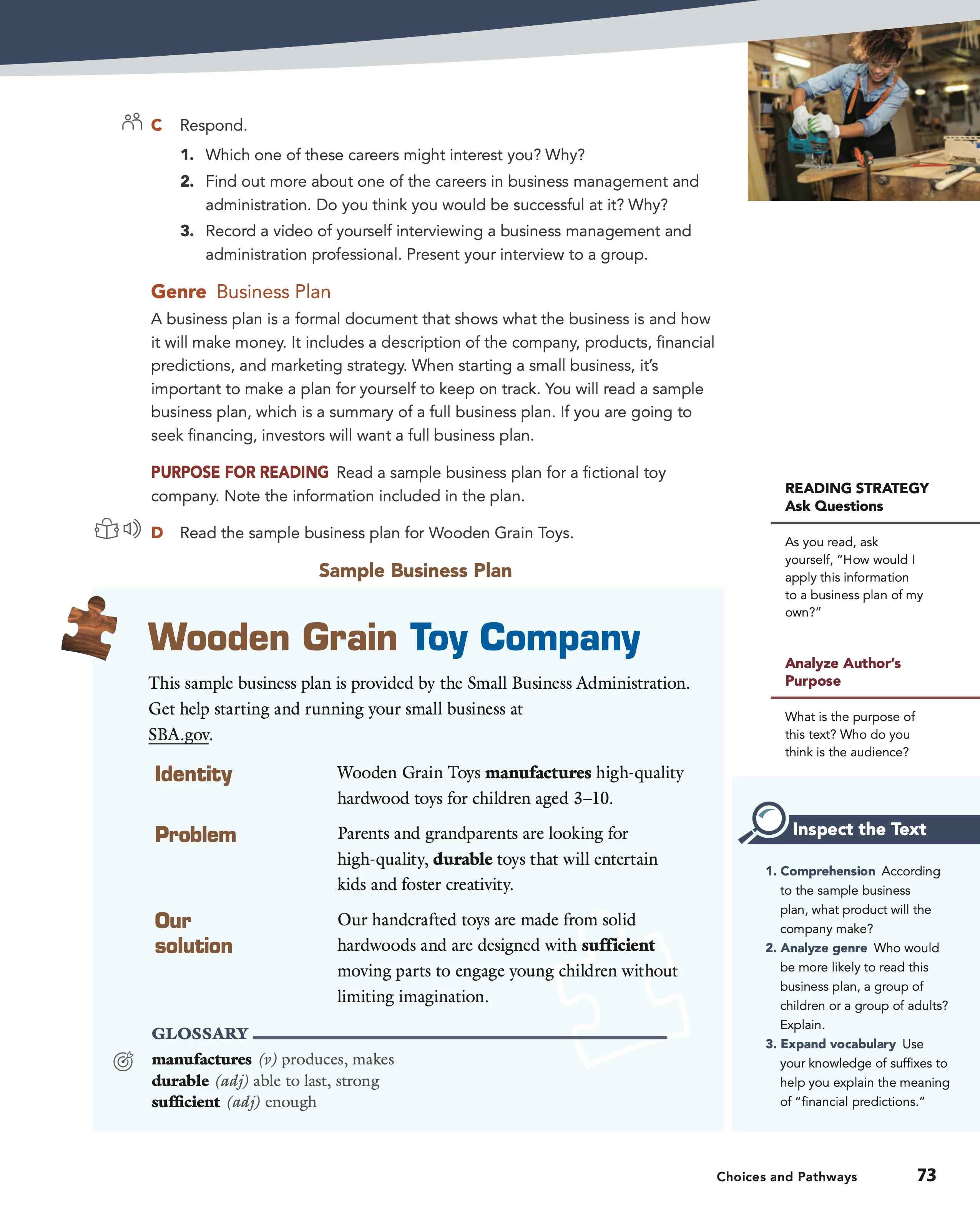 Level A, page 73