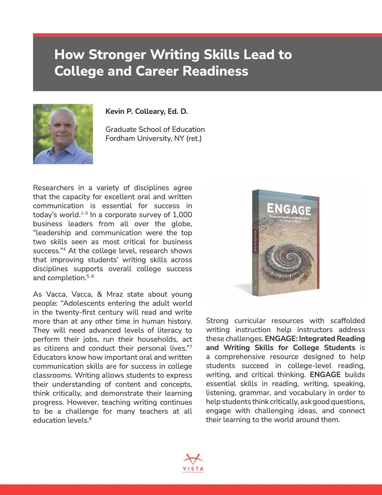 How Stronger Writing Skills Lead to College and Career Readiness preview