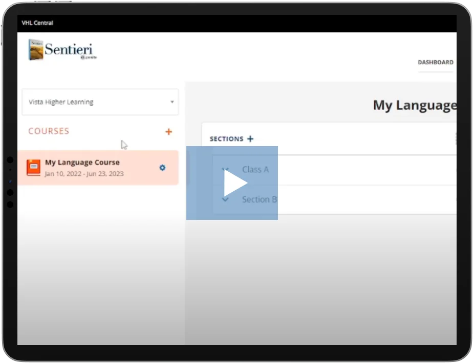 Multiple activity types to choose from