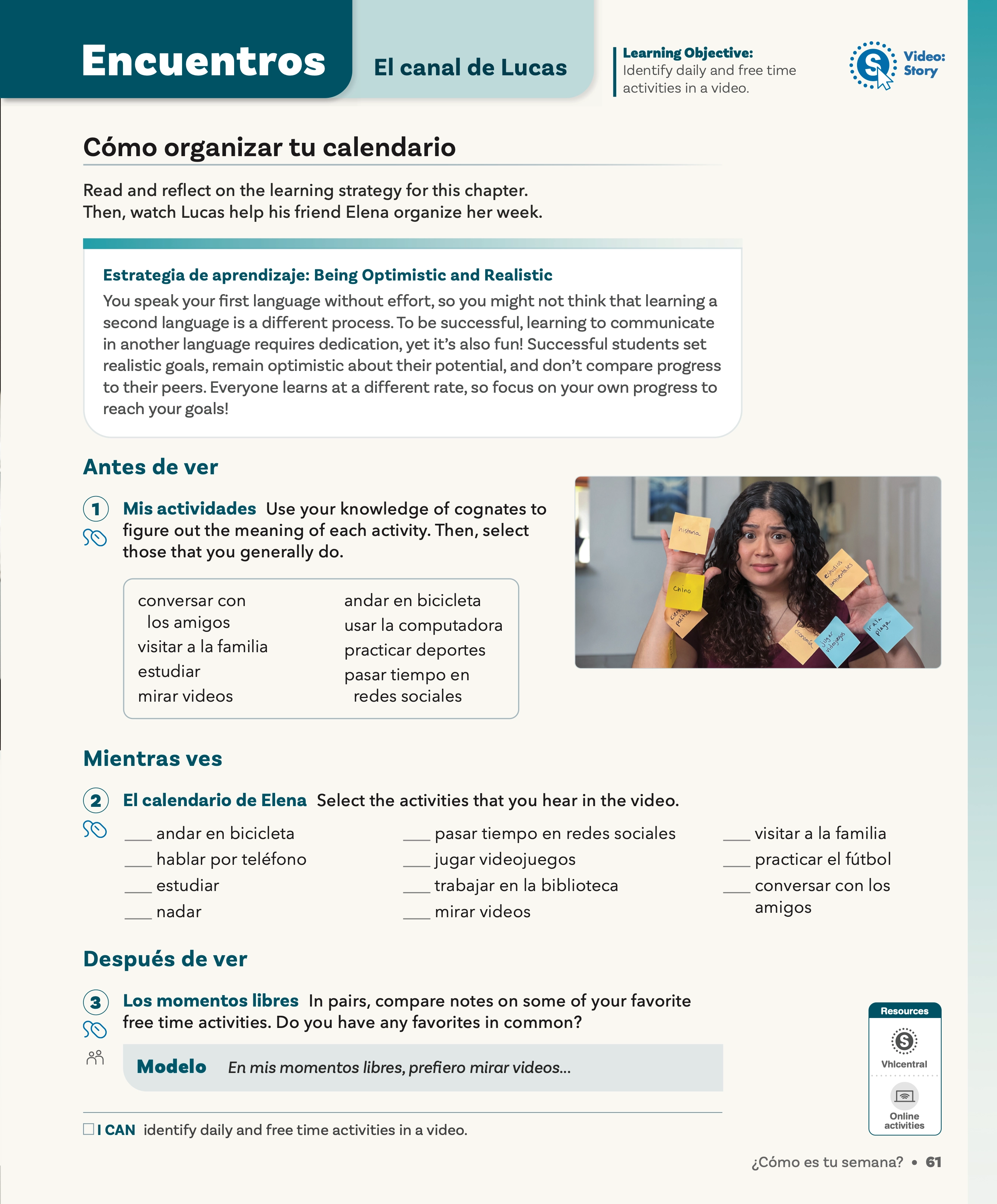 Page 61, sample lesson