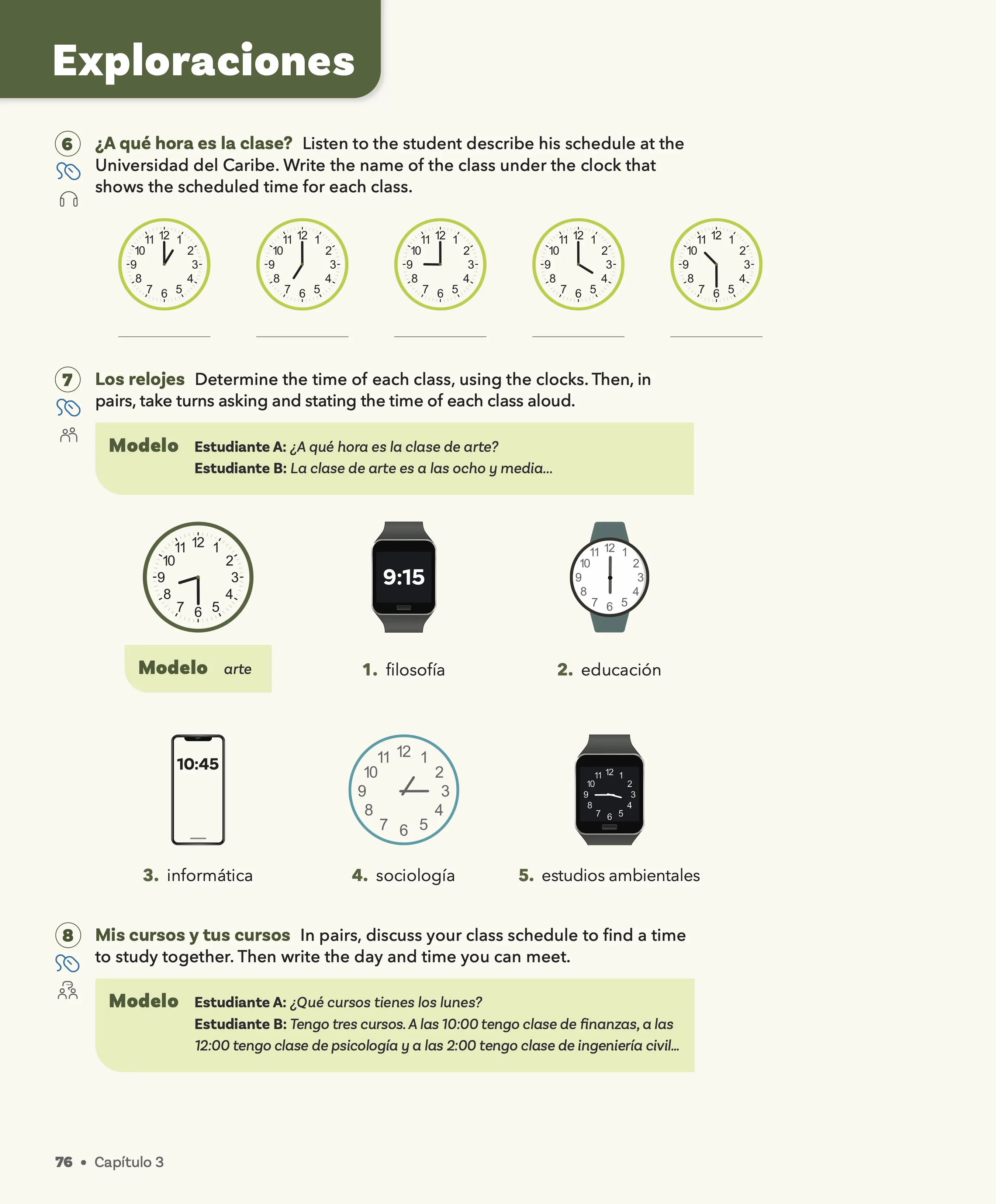 Pages 76, sample lesson