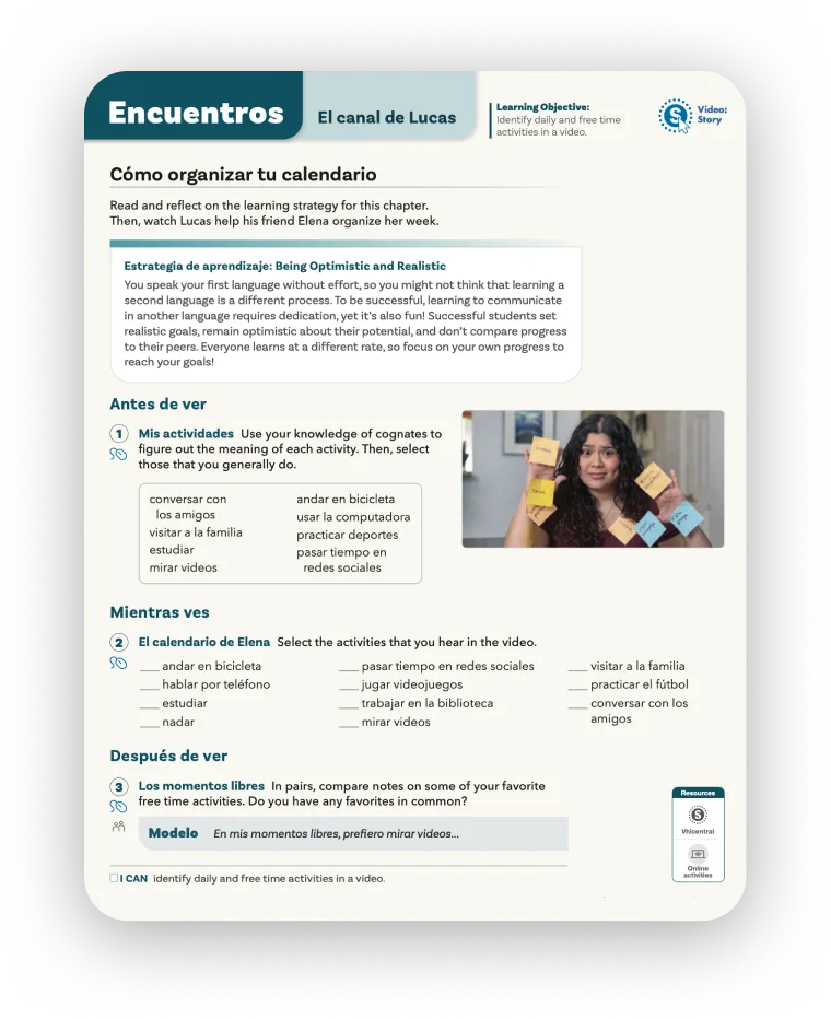 Page 61 of Experiencias Beginning