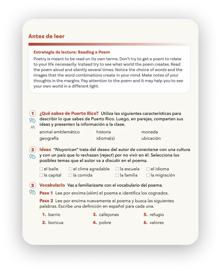 Page 29 of Experiencias Intermediate