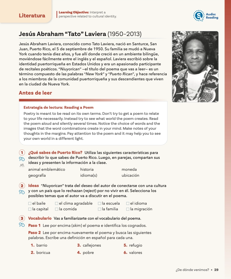 Page 29 of Experiencias Intermediate