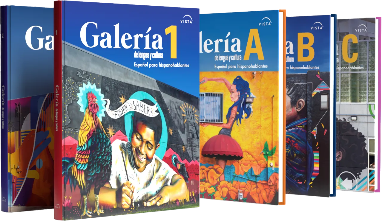 Covers of Galeria books.