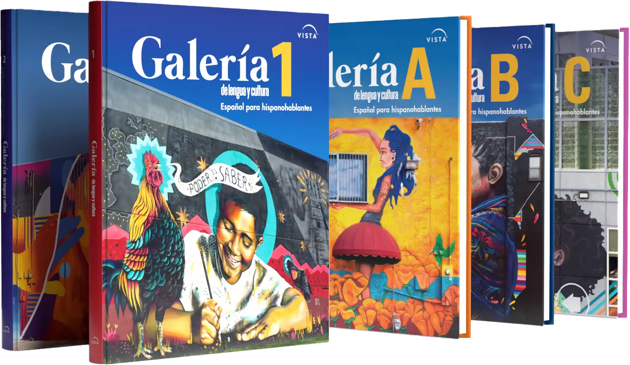 Covers of Galeria books.
