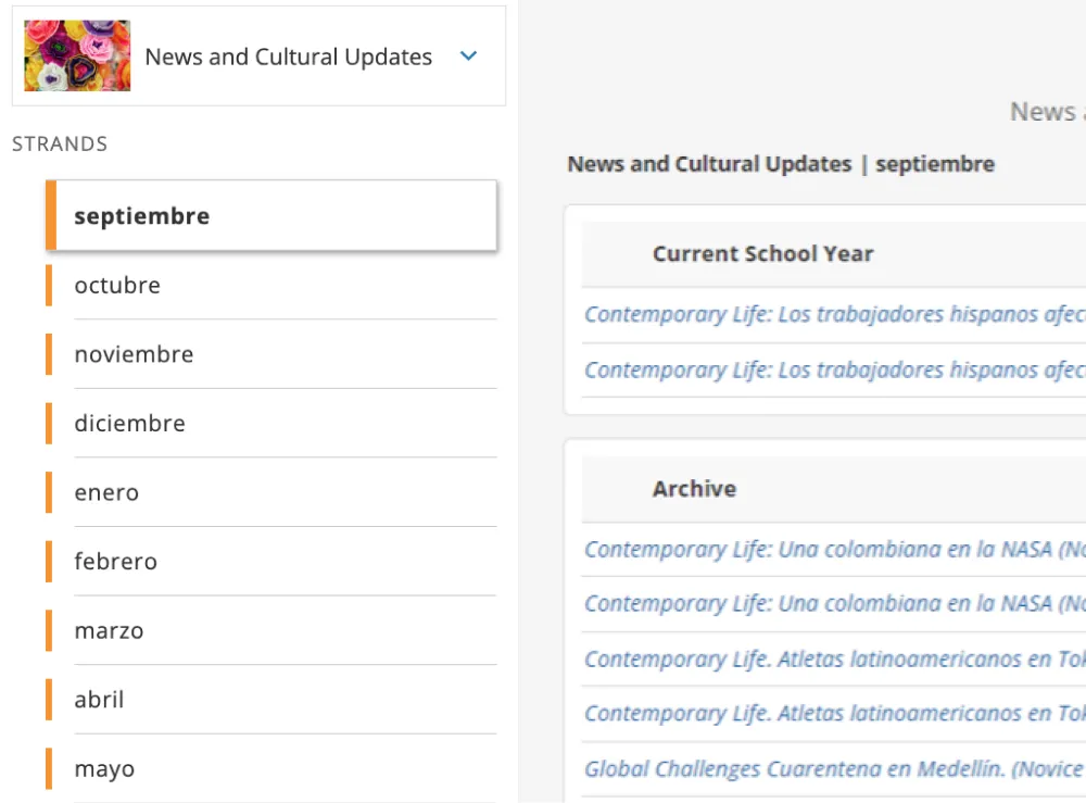 An online board for news and culutral updates.