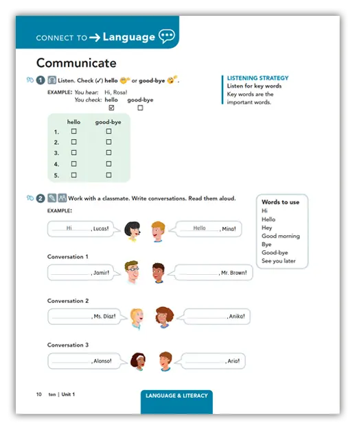 Connect to Language 2