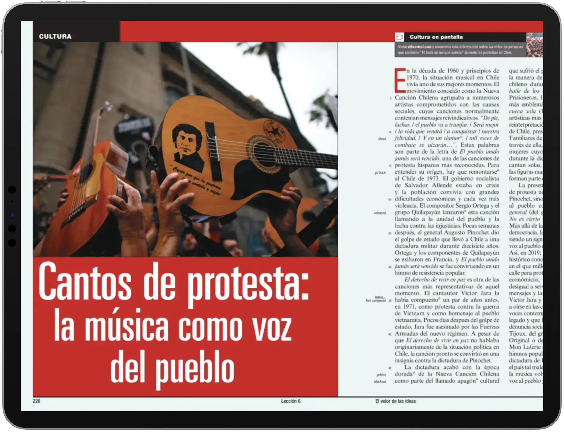 Teacher engaging with students