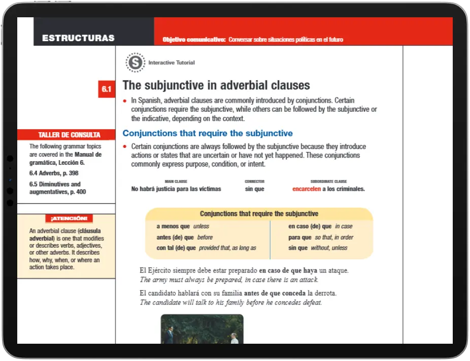 Teacher engaging with students