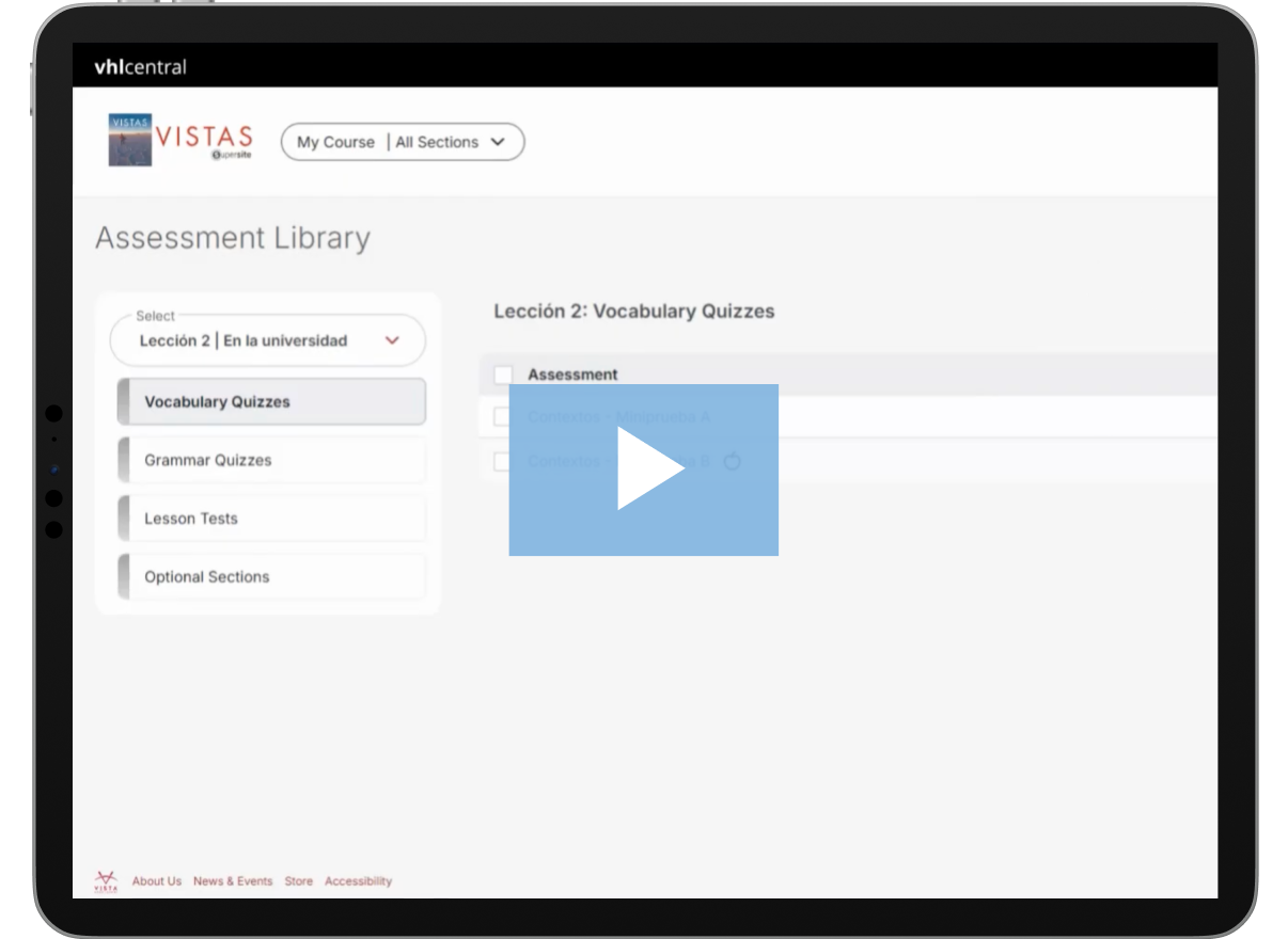 Customize assessments with the Question Bank video thumbnail