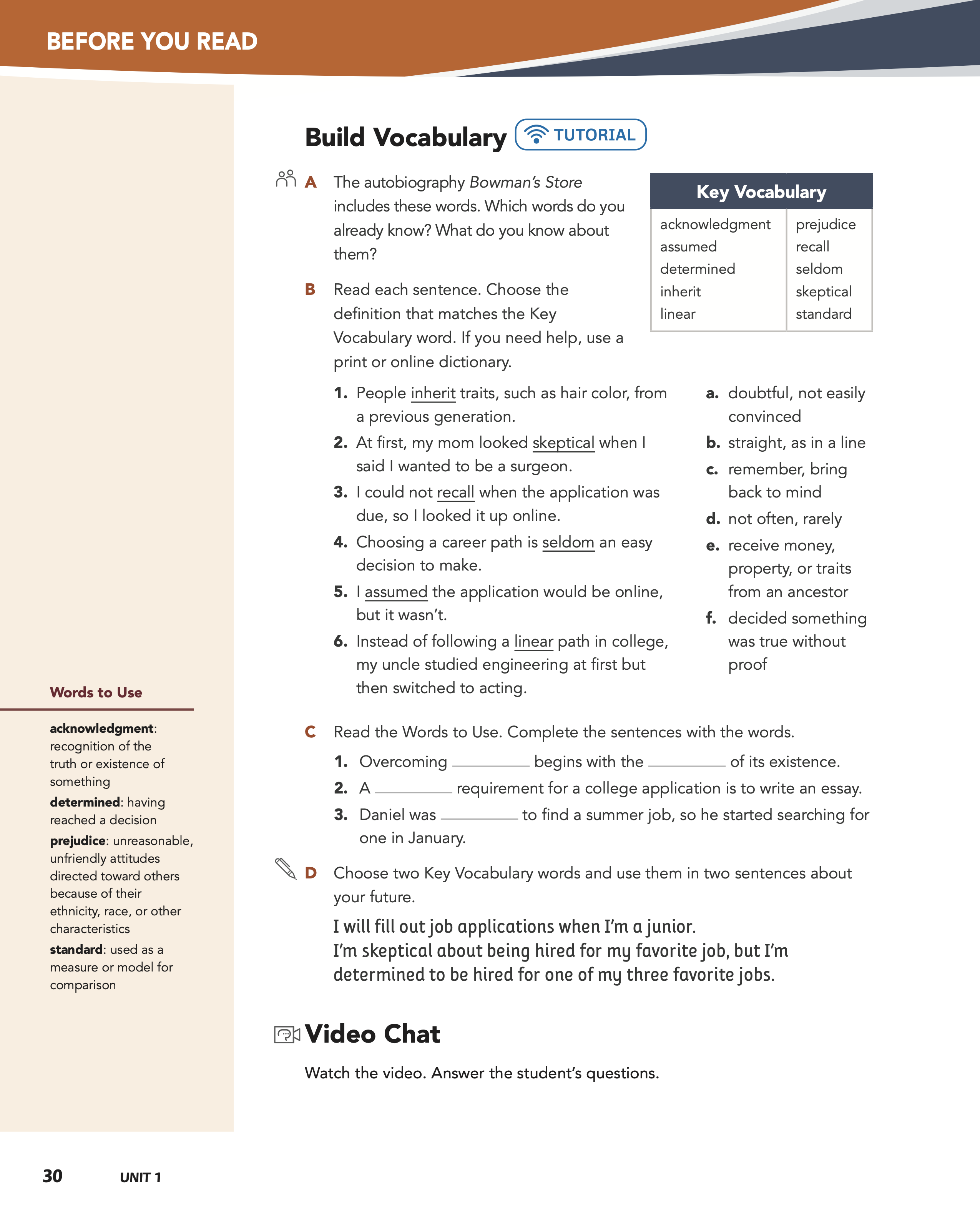 Level A, pages 30