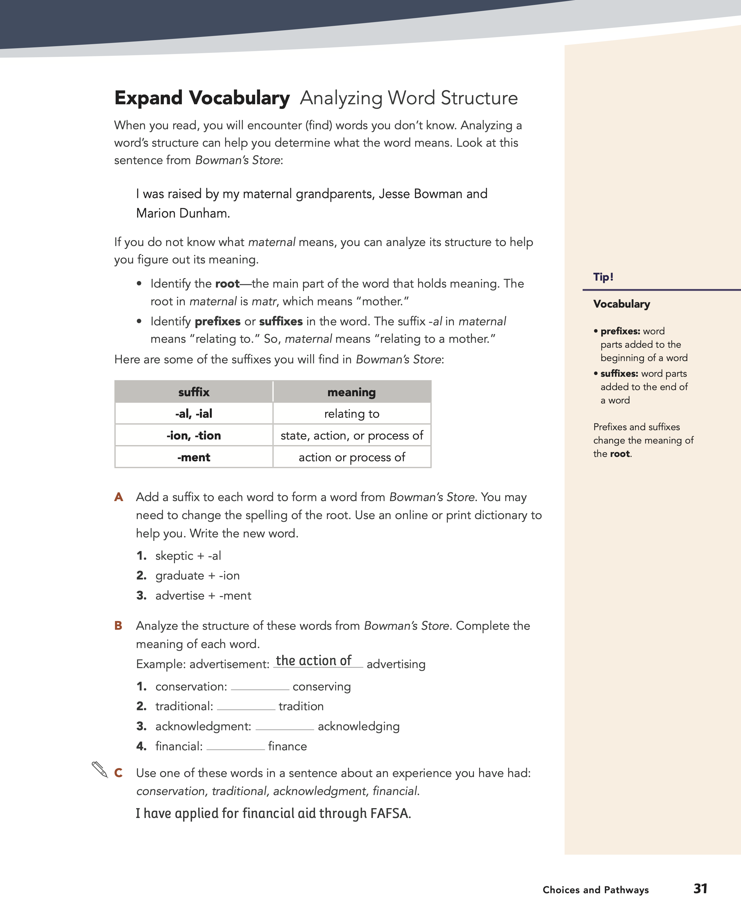 Level A, pages 31