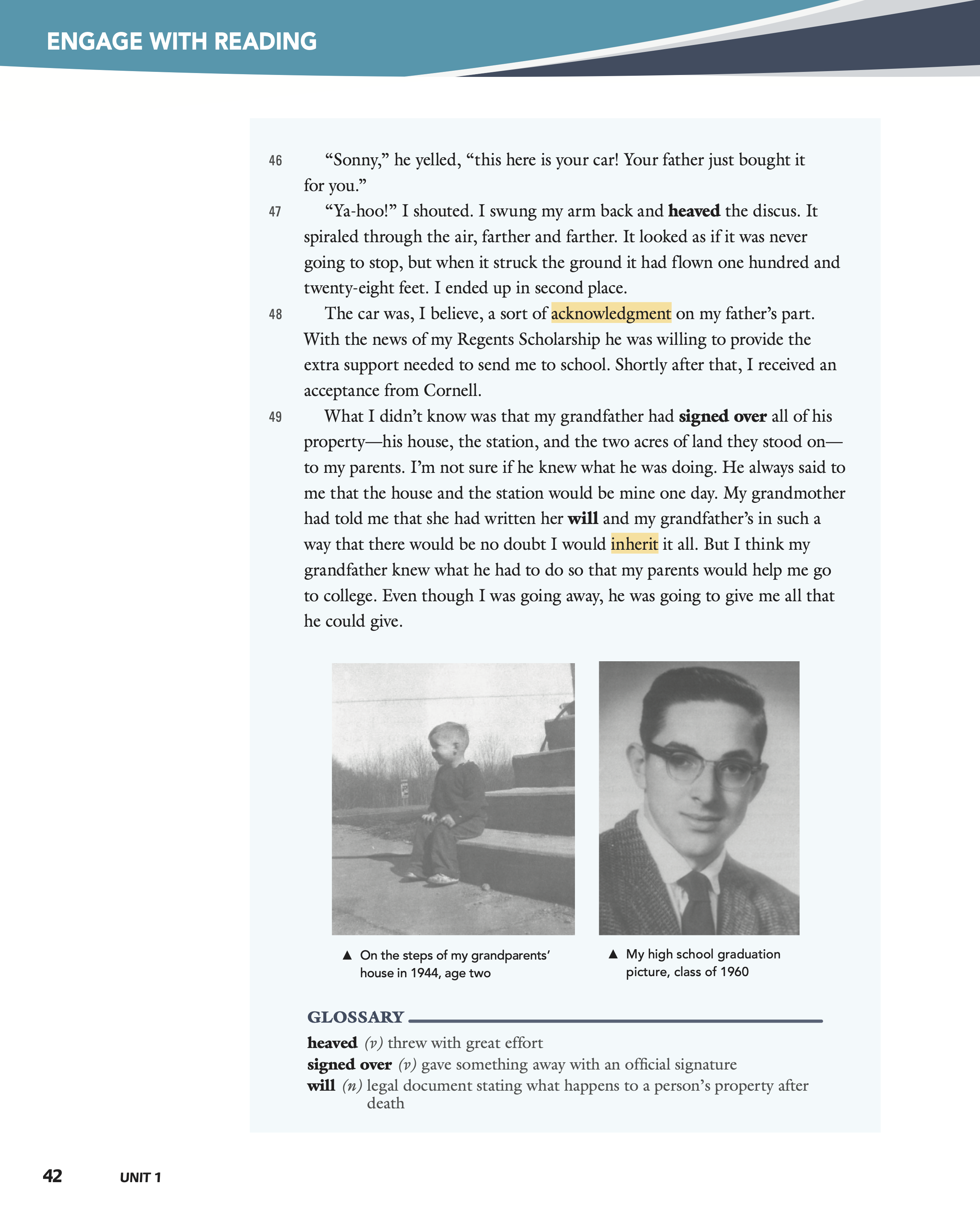 Level A, pages 42