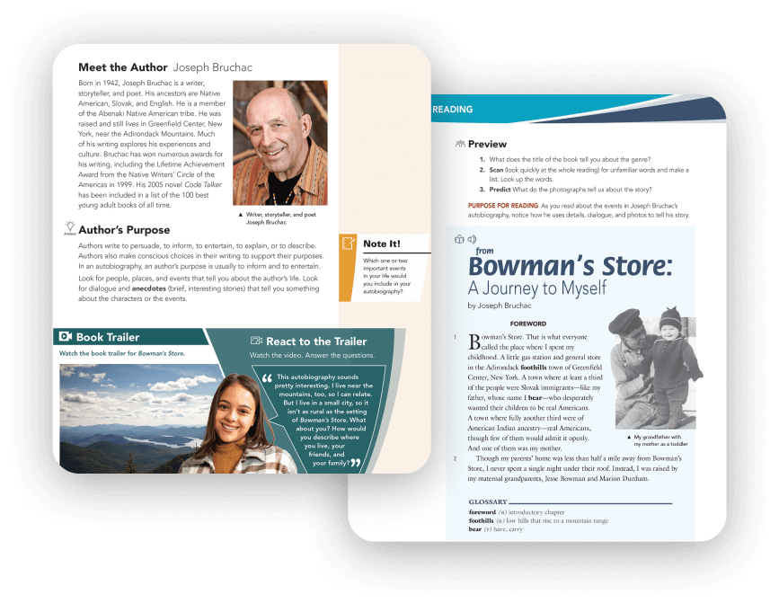 Engage with Reading section