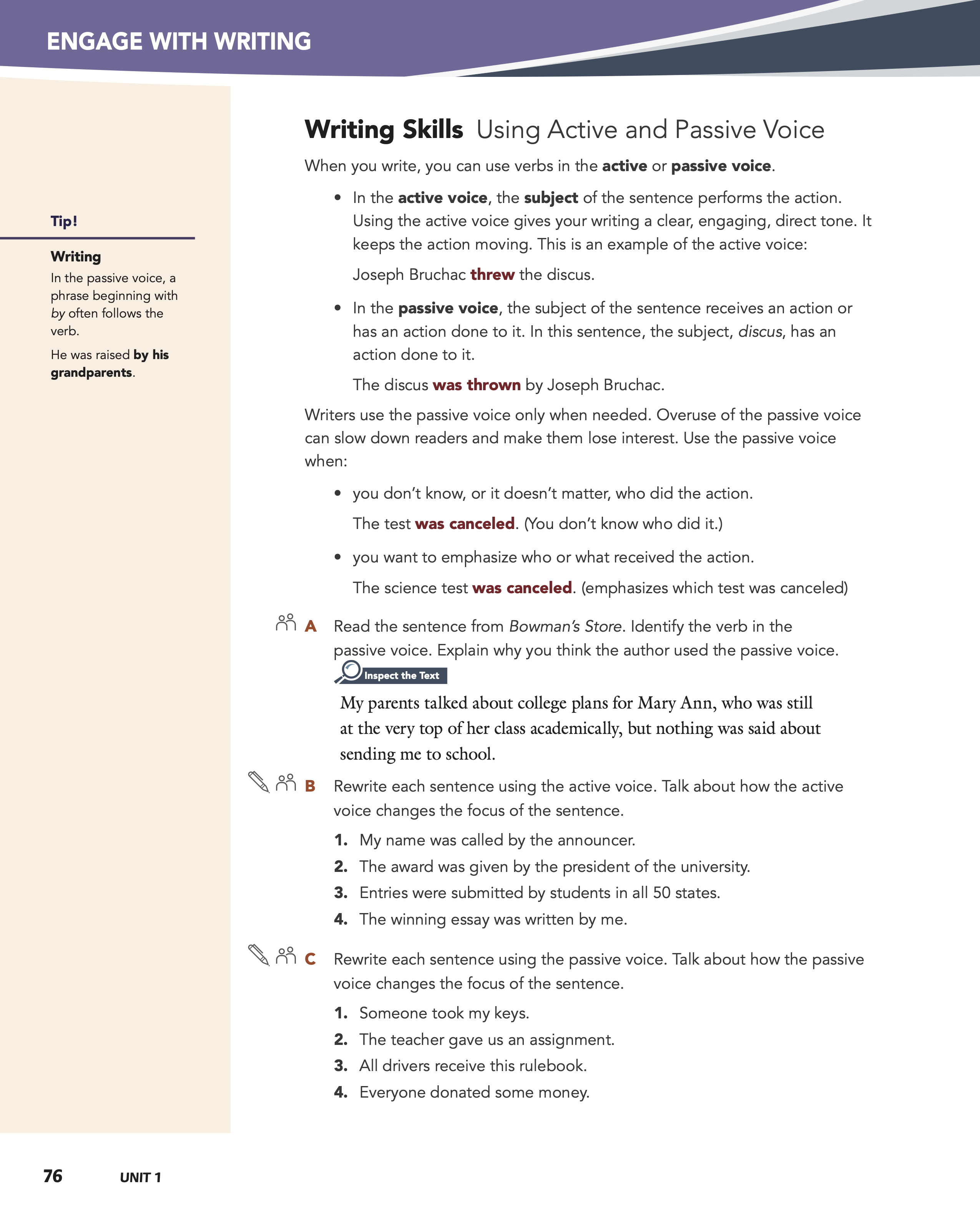 Level A, pages 76