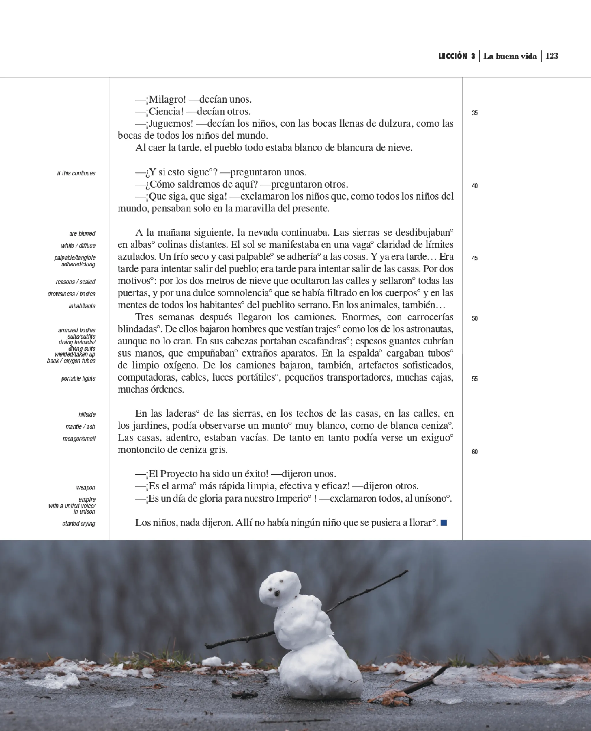 Perspectivas, Lesson 3 page 123