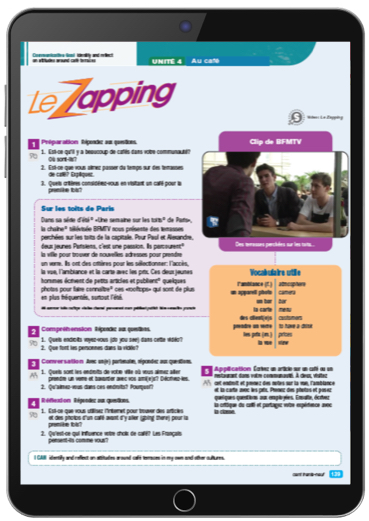 Le Zapping page