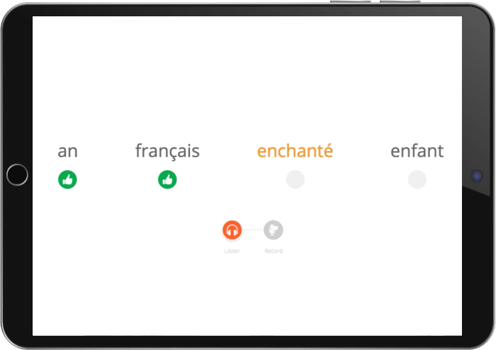 Pronunciation tutorial screenshot