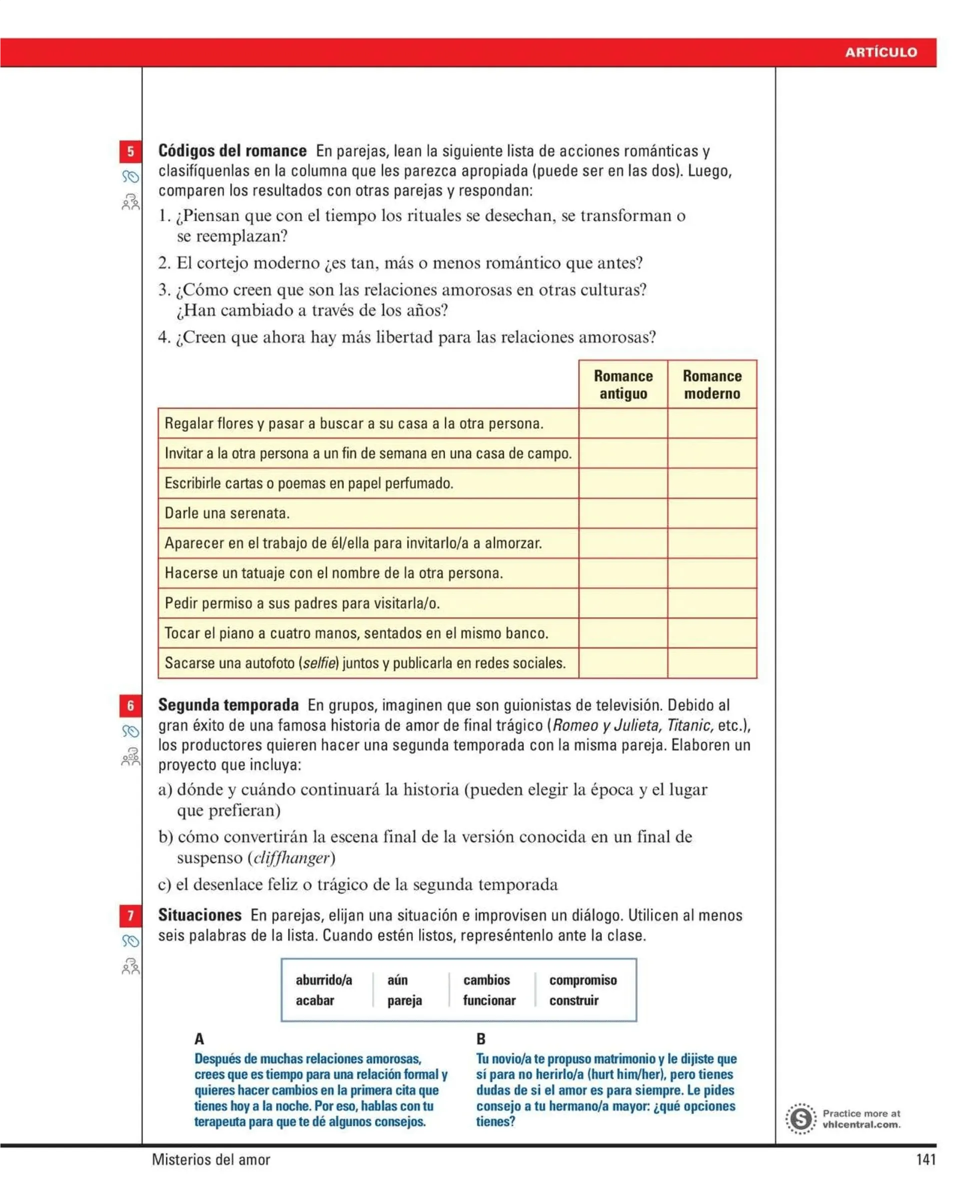 Revista, Lesson 5 page 141