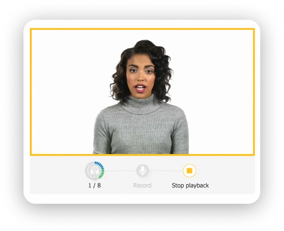 Video Virtual Chats for Conversational Skills Practice