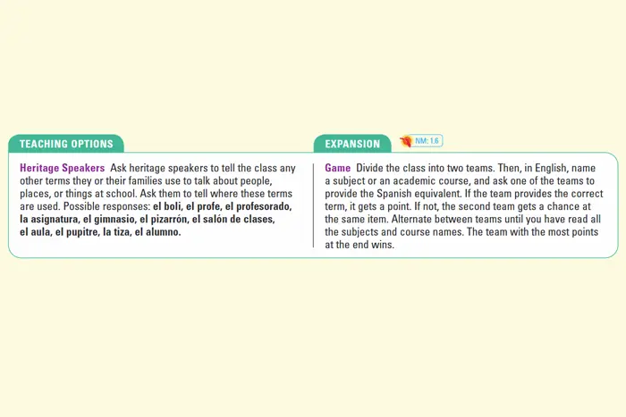 Section 2: Instructional Support for Teachers