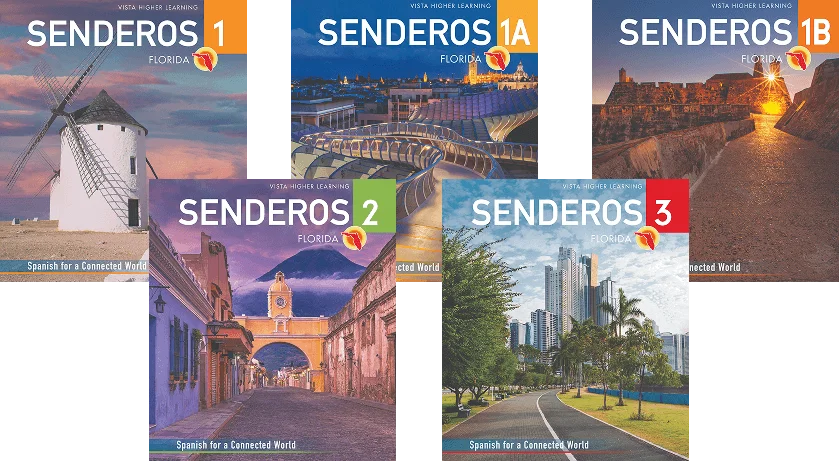 Senderos Florida book covers