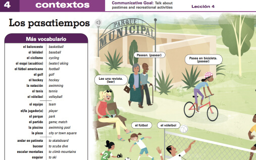 Contextos page activities