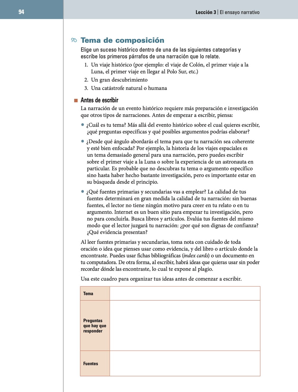 Lessons, page 94