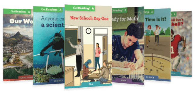 Get Reading! library book covers from Vista