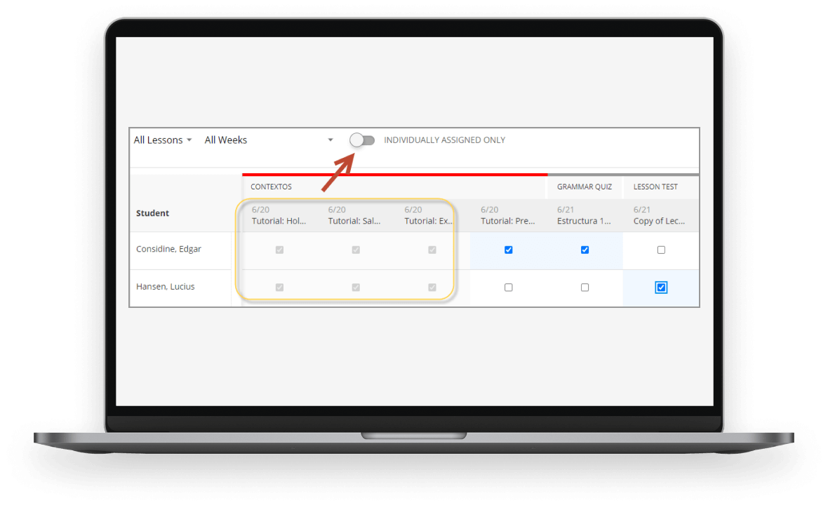 Individualized Assigning