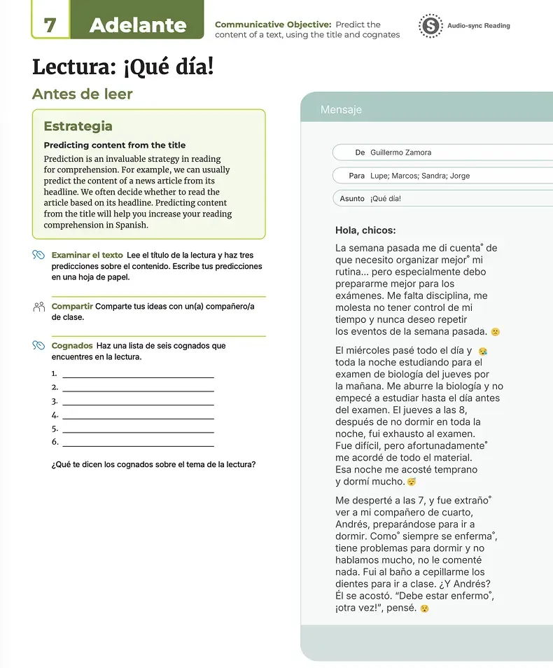Sample Lesson Pages