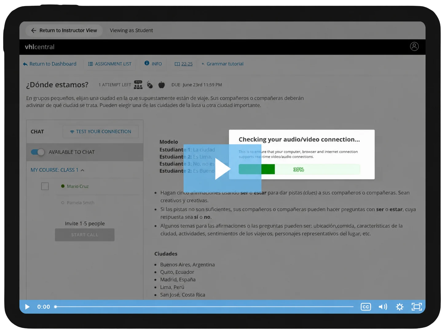 Partner and group chat screencast thumbnail