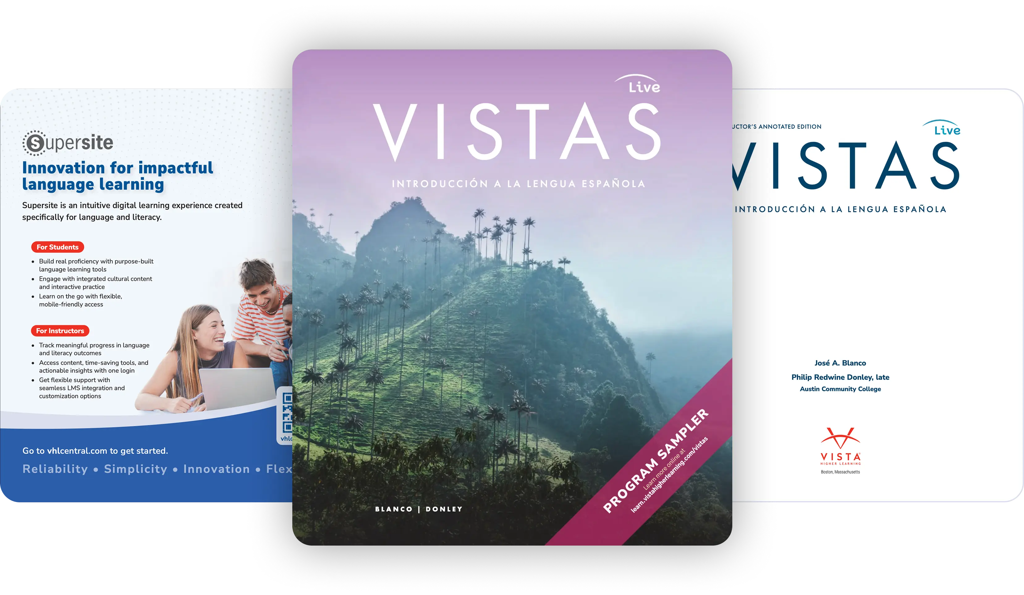 VistasLive Program Sampler cover preview