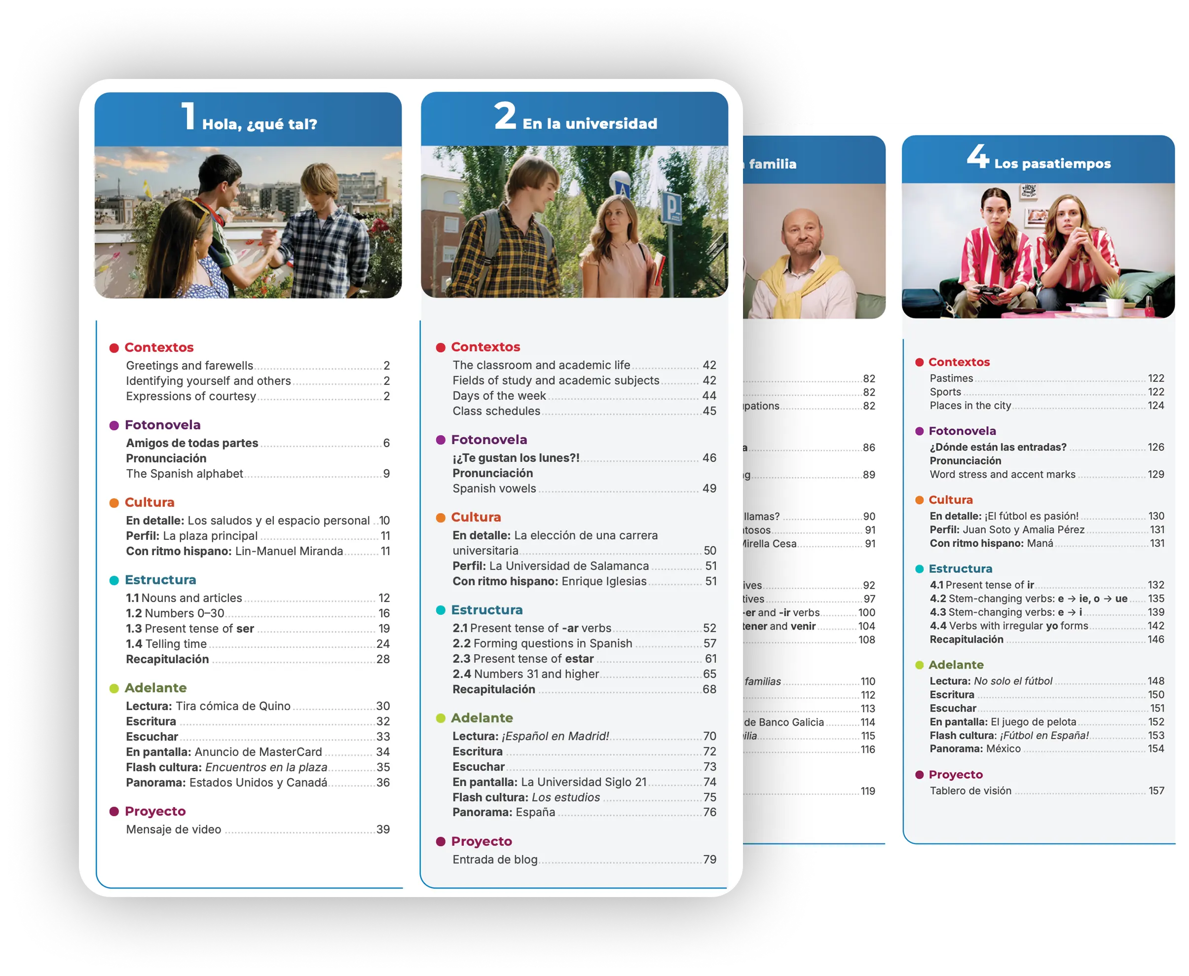 VistasLive Table of Contents preview